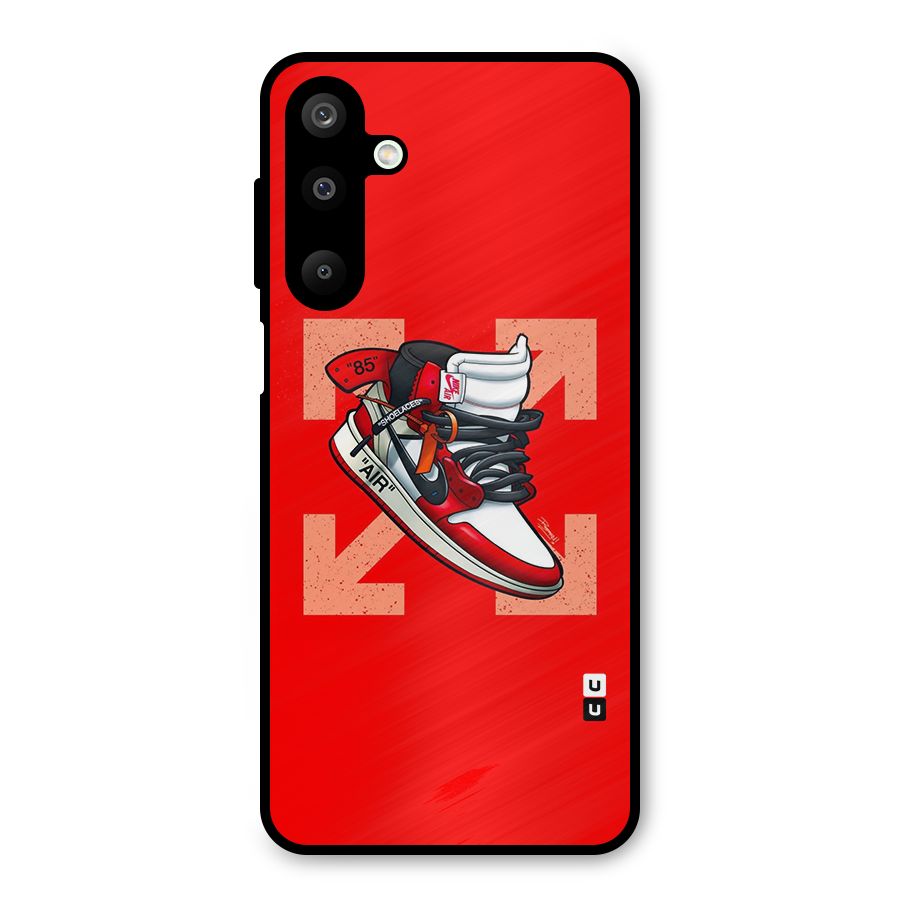 Trendy Air Shoes Metal Back Case for Galaxy M16