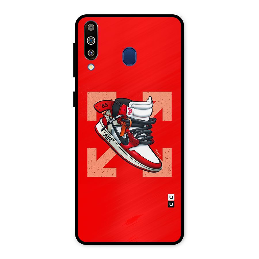 Trendy Air Shoes Metal Back Case for Galaxy M30
