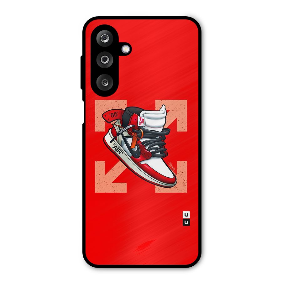 Trendy Air Shoes Metal Back Case for Galaxy M36