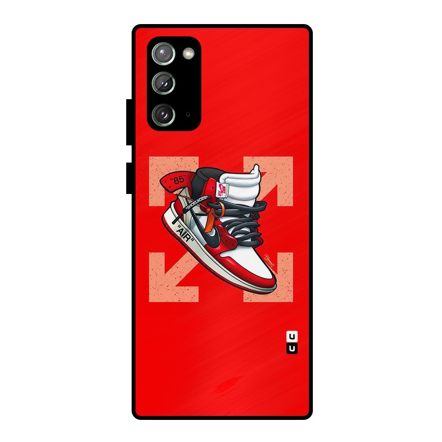 Trendy Air Shoes Metal Back Case for Galaxy Note 20