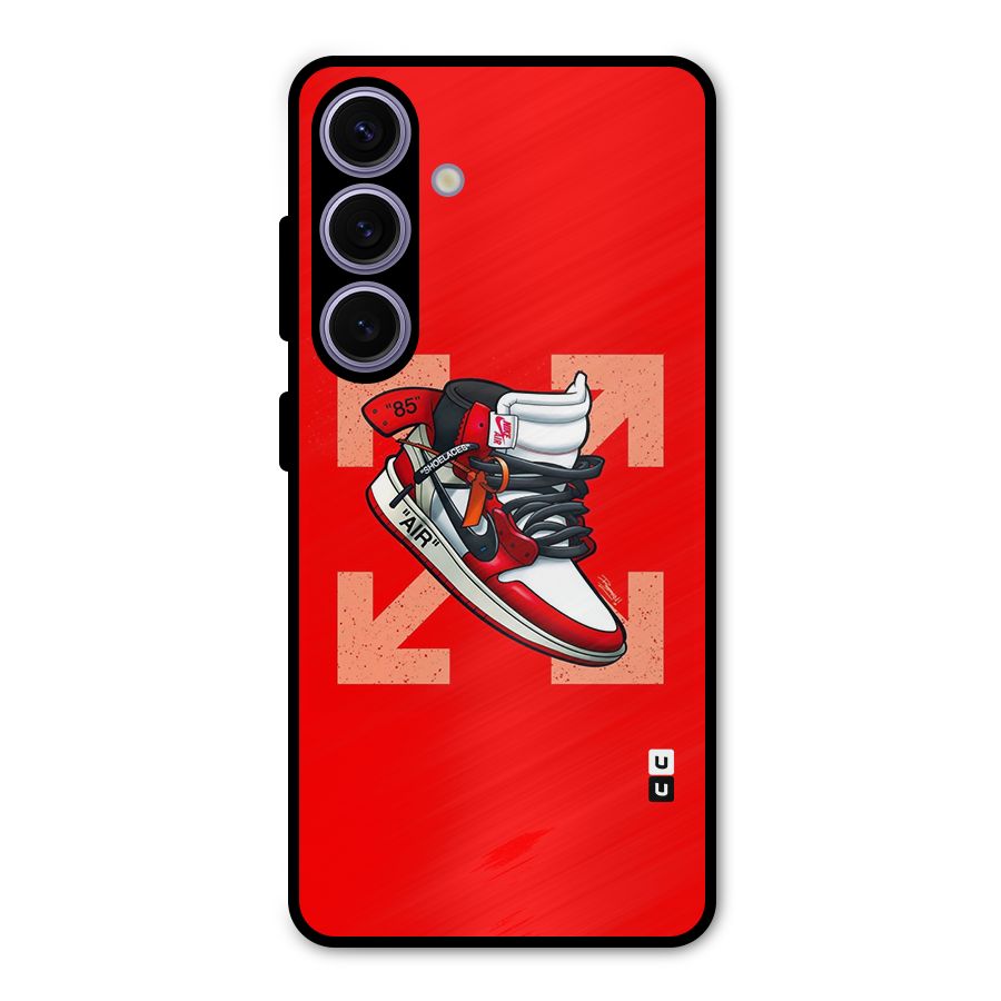 Trendy Air Shoes Metal Back Case for Galaxy S24