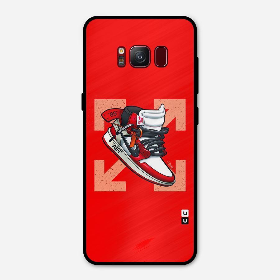 Trendy Air Shoes Metal Back Case for Galaxy S8