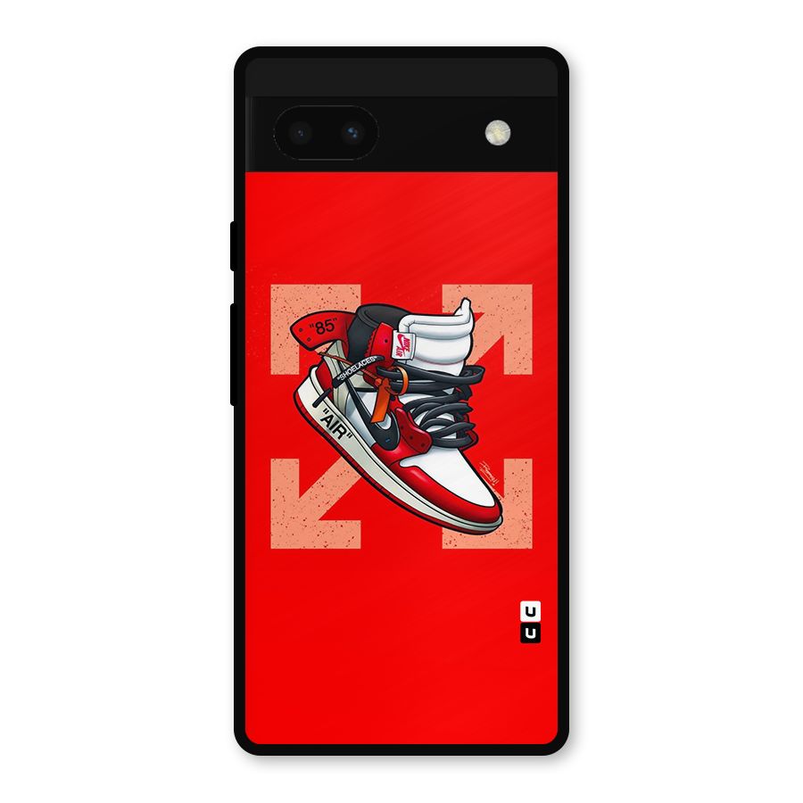 Trendy Air Shoes Metal Back Case for Google Pixel 6a