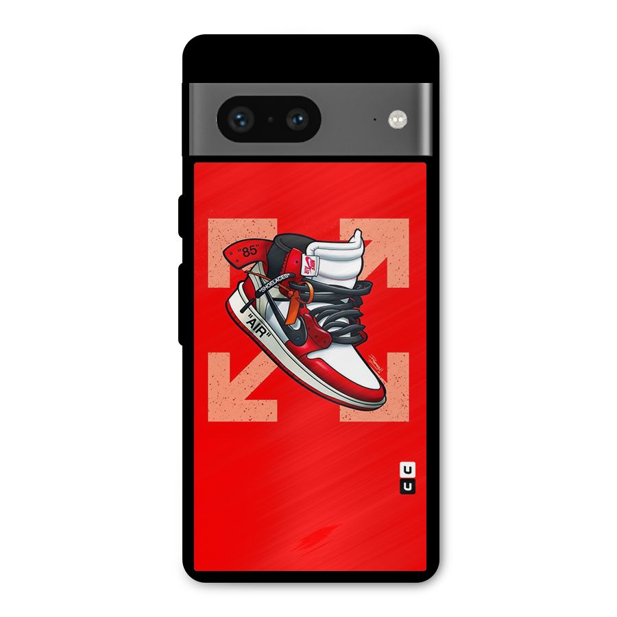 Trendy Air Shoes Metal Back Case for Google Pixel 7