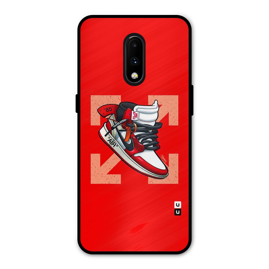 Trendy Air Shoes Metal Back Case for OnePlus 7