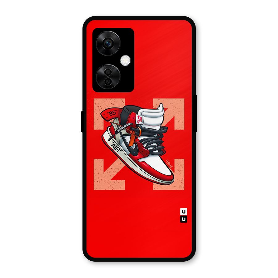 Trendy Air Shoes Metal Back Case for OnePlus Nord CE 3 Lite