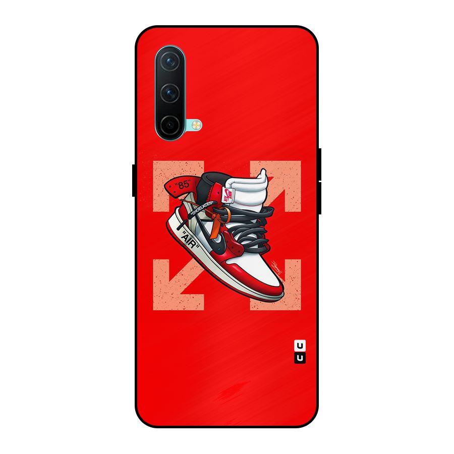 Trendy Air Shoes Metal Back Case for OnePlus Nord CE 5G