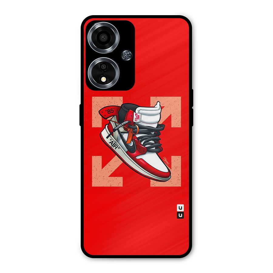 Trendy Air Shoes Metal Back Case for Oppo A59