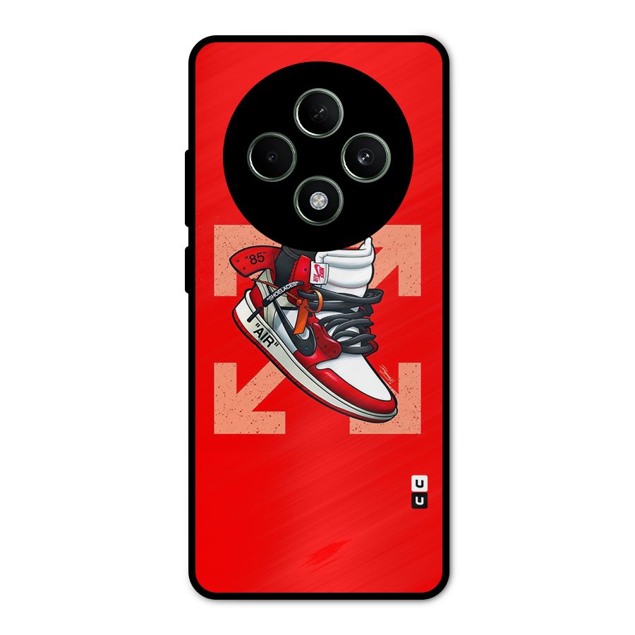 Trendy Air Shoes Metal Back Case for Oppo F27