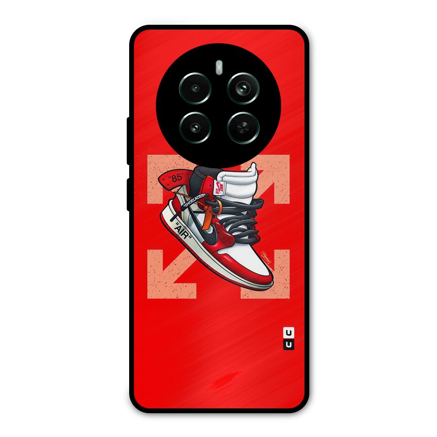 Trendy Air Shoes Metal Back Case for Realme 12 Pro Plus