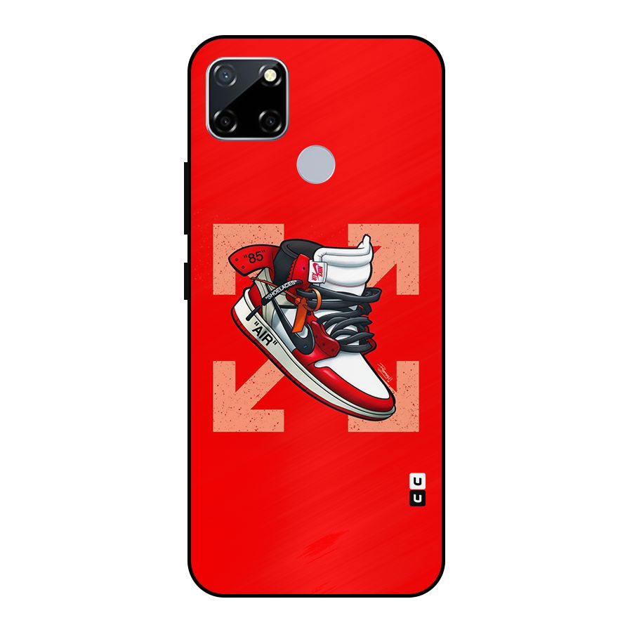Trendy Air Shoes Metal Back Case for Realme Narzo 20