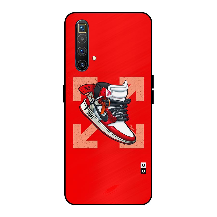 Trendy Air Shoes Metal Back Case for Realme X3 SuperZoom