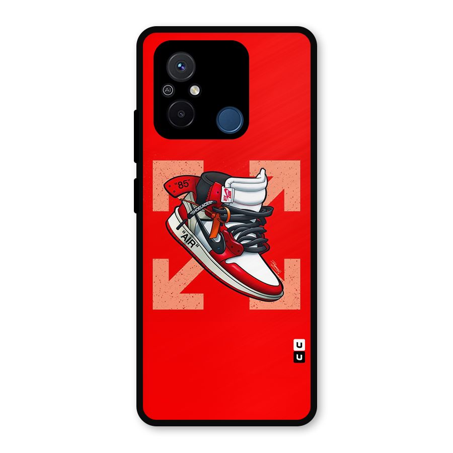 Trendy Air Shoes Metal Back Case for Redmi 12C