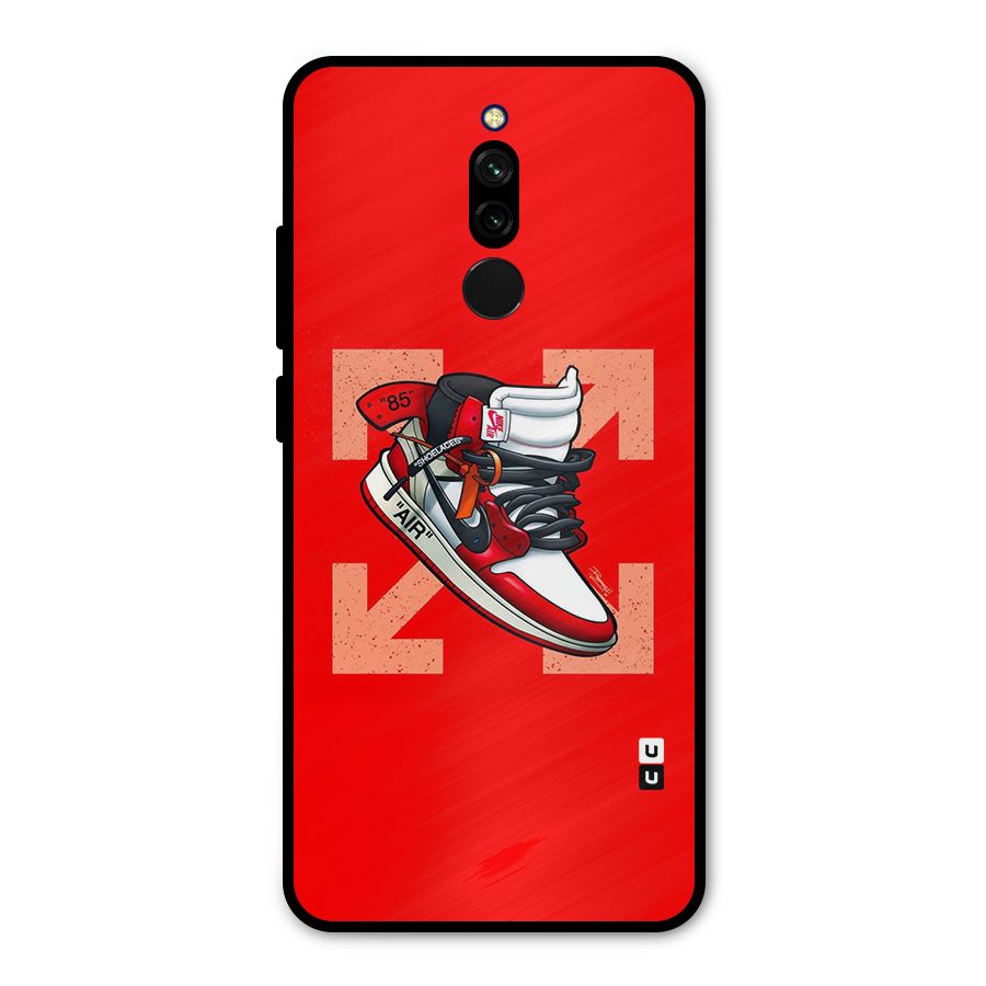 Trendy Air Shoes Metal Back Case for Redmi 8