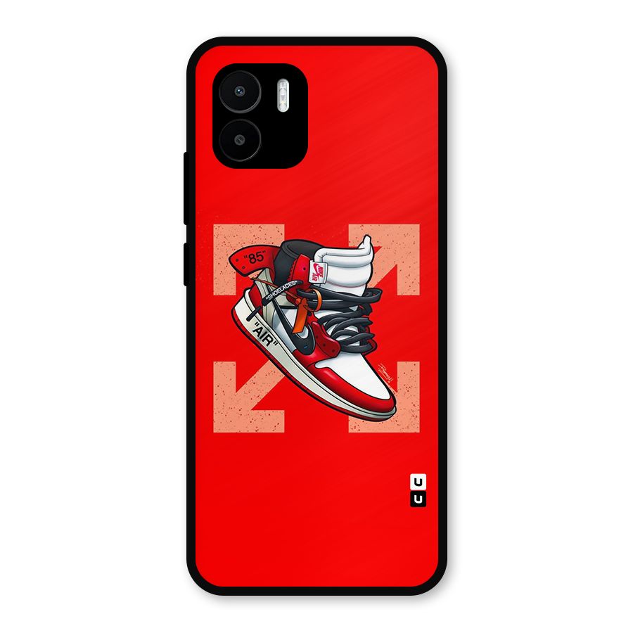 Trendy Air Shoes Metal Back Case for Redmi A2