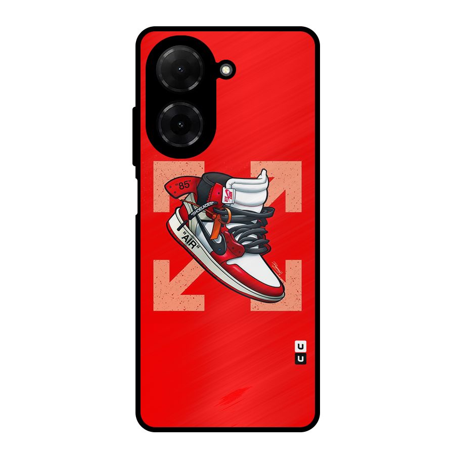 Trendy Air Shoes Metal Back Case for Redmi A5 4G