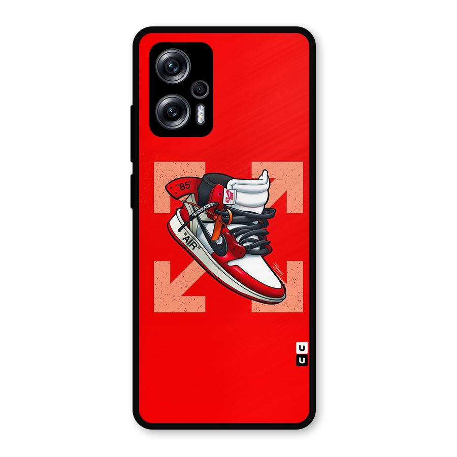 Trendy Air Shoes Metal Back Case for Redmi K50i