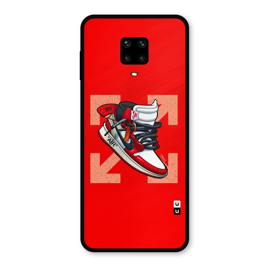 Trendy Air Shoes Metal Back Case for Redmi Note 10 Lite