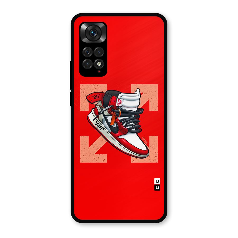 Trendy Air Shoes Metal Back Case for Redmi Note 11s