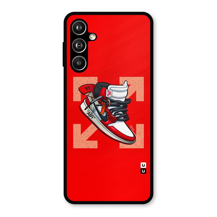 Trendy Air Shoes Metal Back Case for Samsung Galaxy M54