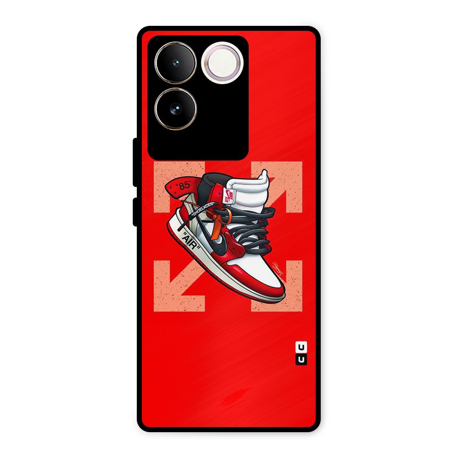 Trendy Air Shoes Metal Back Case for Vivo T2 Pro