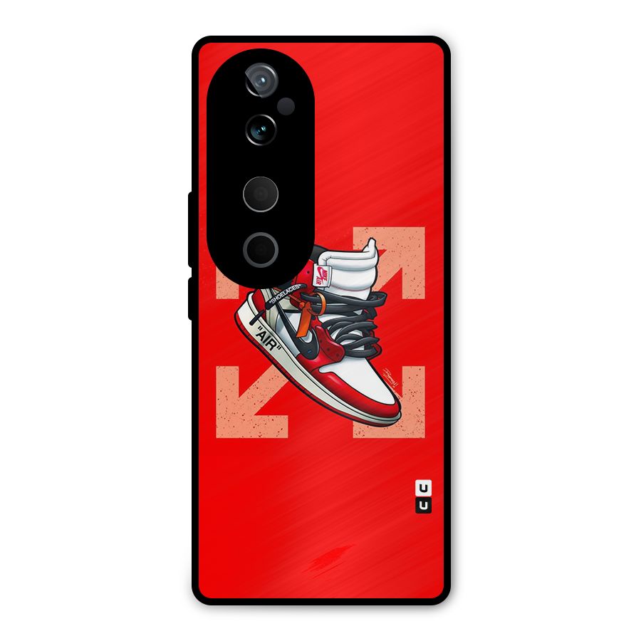 Trendy Air Shoes Metal Back Case for Vivo T3 Ultra