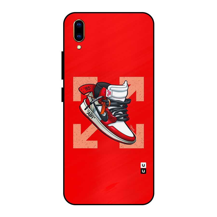 Trendy Air Shoes Metal Back Case for Vivo V11 Pro