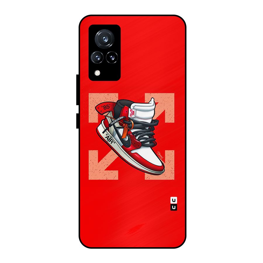 Trendy Air Shoes Metal Back Case for Vivo V21 5G