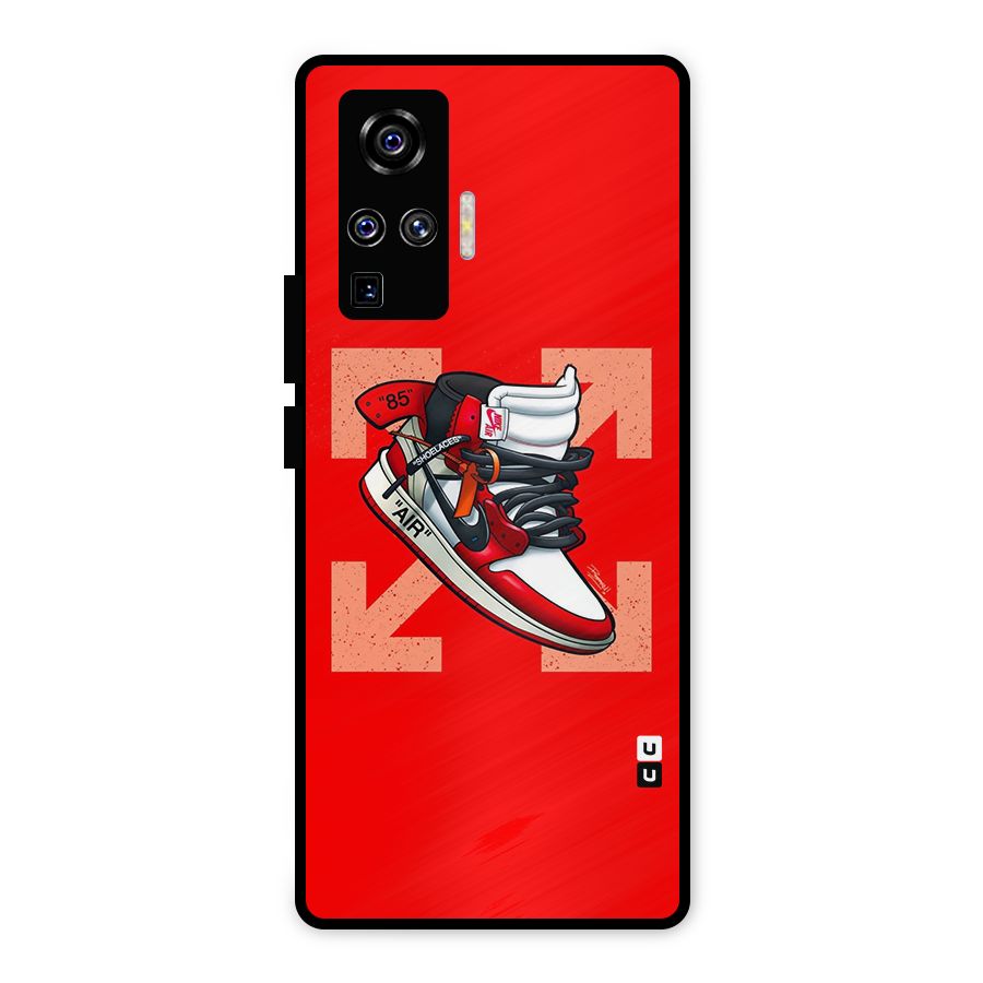 Trendy Air Shoes Metal Back Case for Vivo X50 Pro