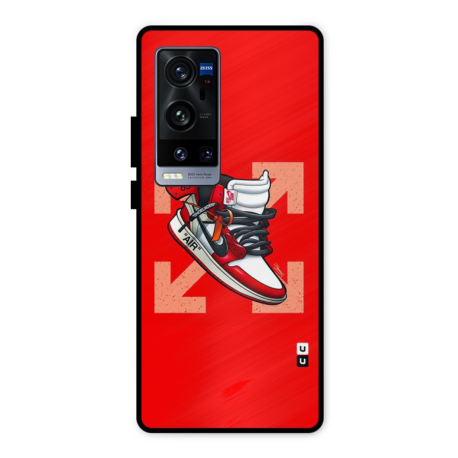 Trendy Air Shoes Metal Back Case for Vivo X60 Pro Plus