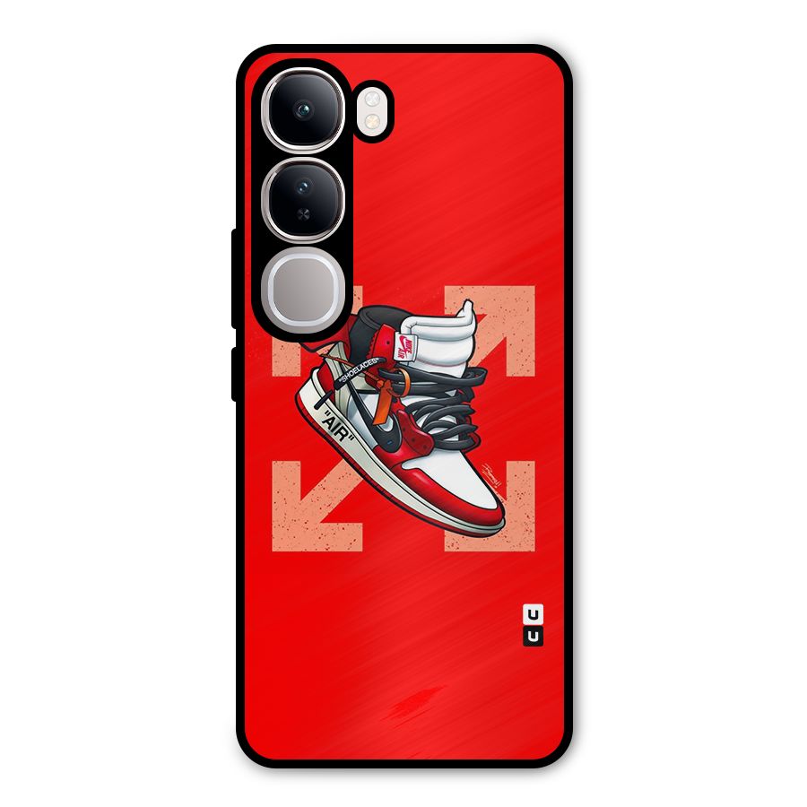 Trendy Air Shoes Metal Back Case for Vivo Y300