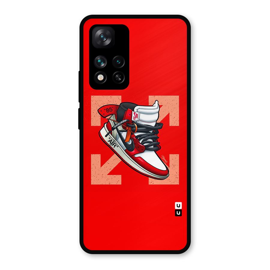 Trendy Air Shoes Metal Back Case for Xiaomi 11i Hypercharge 5G