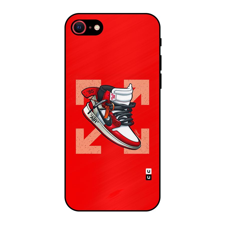 Trendy Air Shoes Metal Back Case for iPhone 7