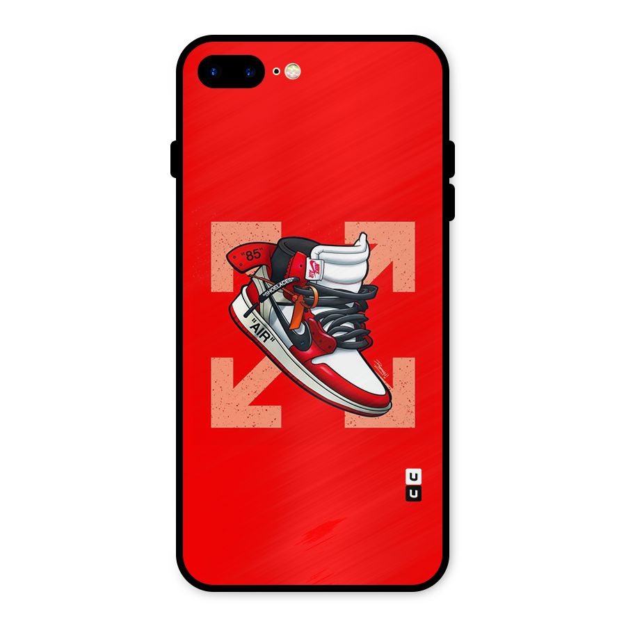 Trendy Air Shoes Metal Back Case for iPhone 7 Plus