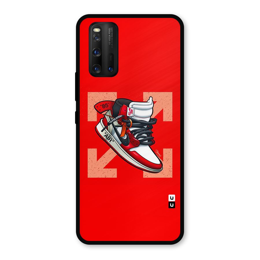 Trendy Air Shoes Metal Back Case for iQOO 3