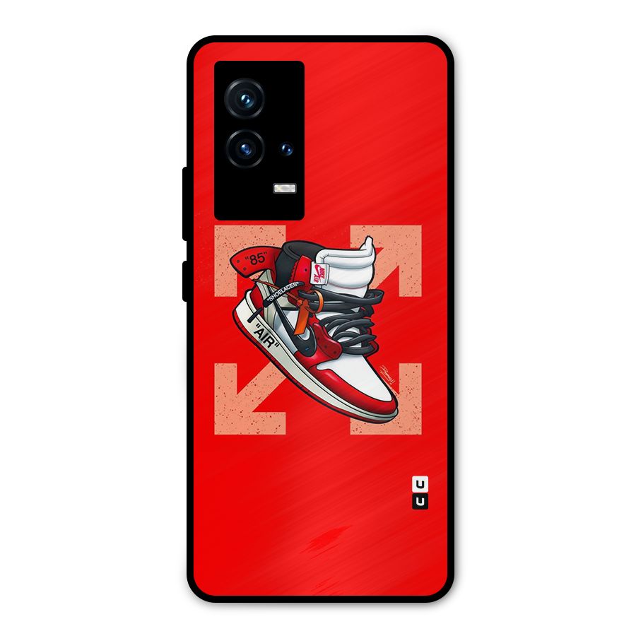 Trendy Air Shoes Metal Back Case for iQOO 9 5G