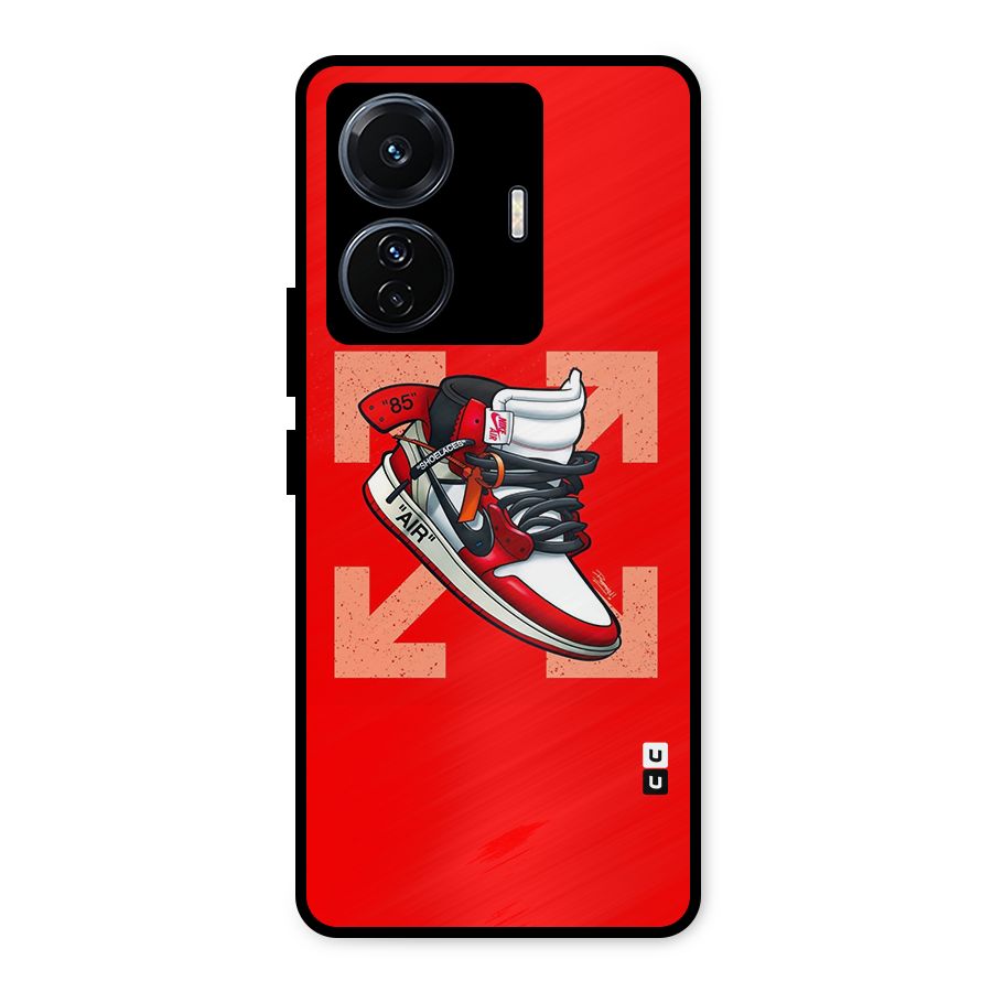 Trendy Air Shoes Metal Back Case for iQOO Z6
