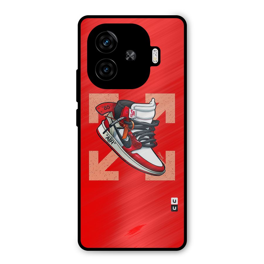 Trendy Air Shoes Metal Back Case for iQOO Z9 Turbo