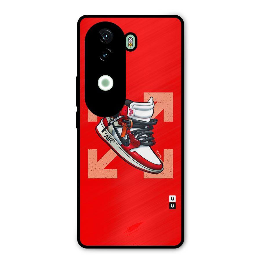 Trendy Air Shoes Metal Back Case for iQOO Z9s