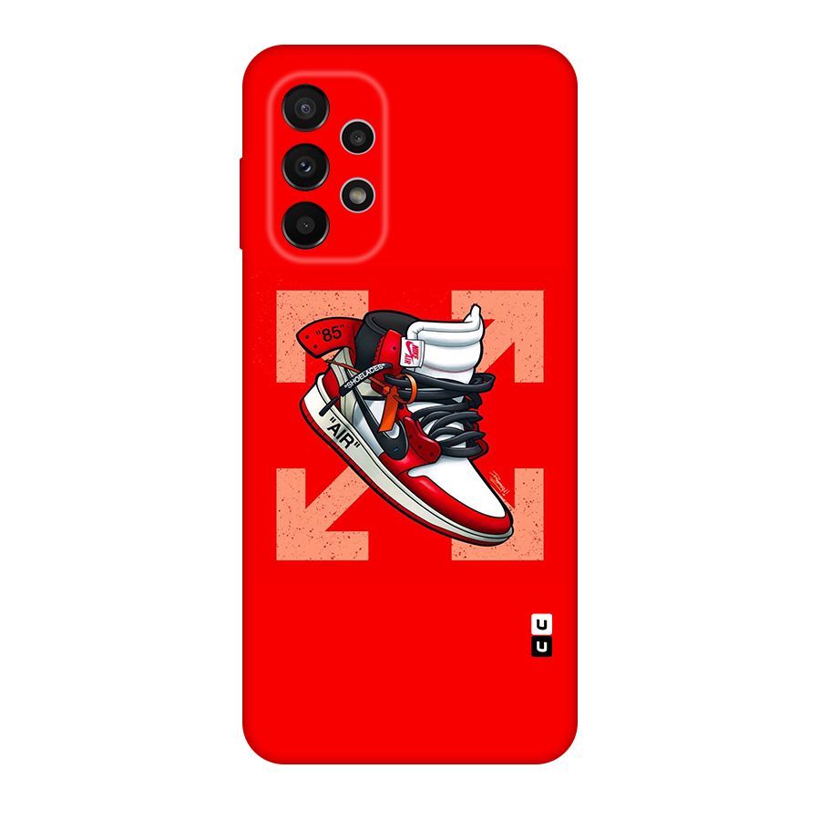 Trendy Air Shoes Original Polycarbonate Back Case for Galaxy A23