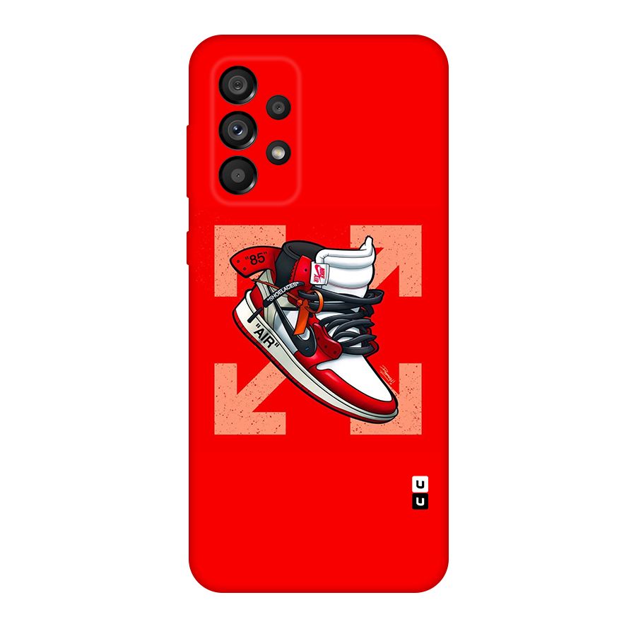 Trendy Air Shoes Original Polycarbonate Back Case for Galaxy A73 5G