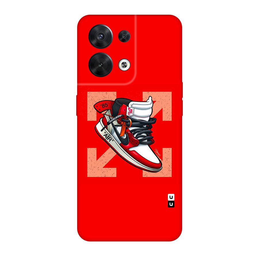 Trendy Air Shoes Original Polycarbonate Back Case for Oppo Reno8 5G