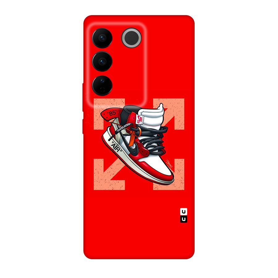 Trendy Air Shoes Original Polycarbonate Back Case for Vivo V27