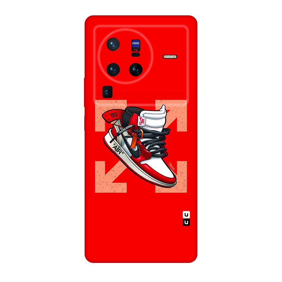Trendy Air Shoes Original Polycarbonate Back Case for Vivo X80