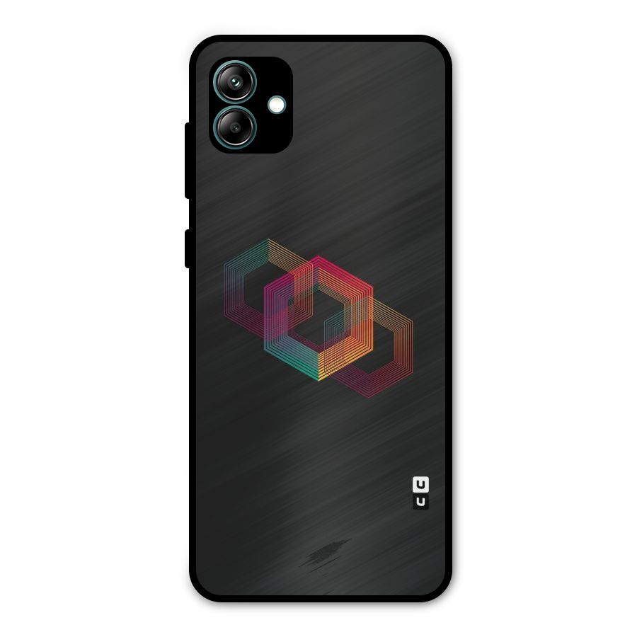 Tri-hexa Colours Metal Back Case for Galaxy A04