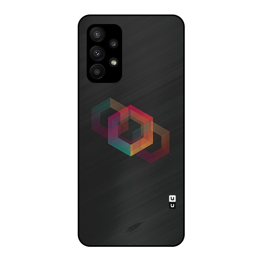 Tri-hexa Colours Metal Back Case for Galaxy A23