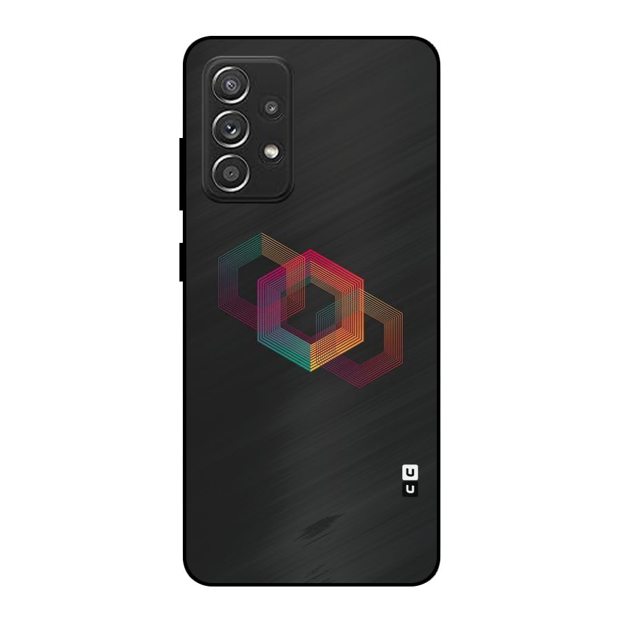 Tri-hexa Colours Metal Back Case for Galaxy A52s 5G