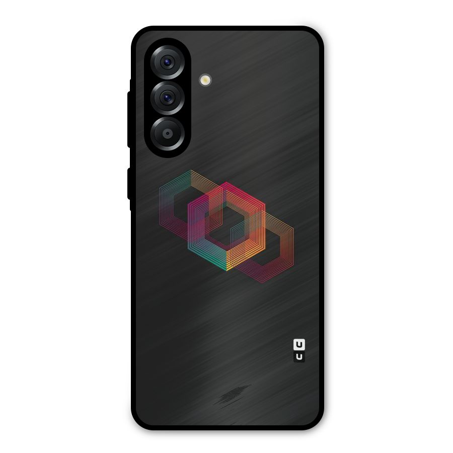Tri-hexa Colours Metal Back Case for Galaxy A56