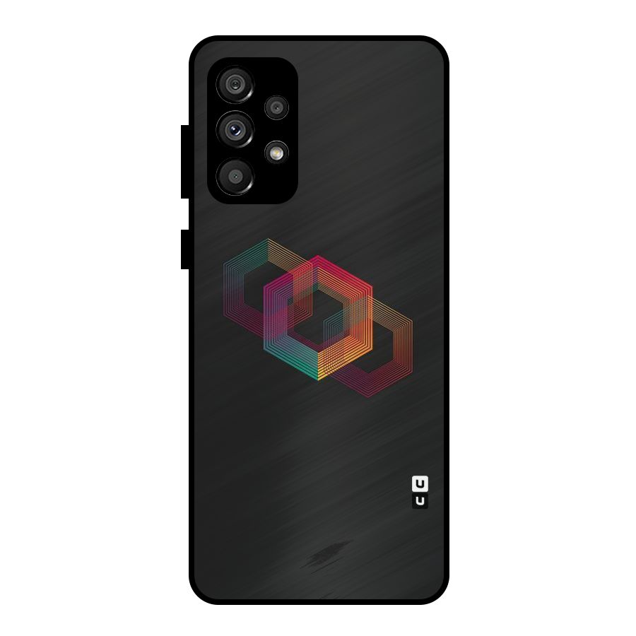 Tri-hexa Colours Metal Back Case for Galaxy A73 5G