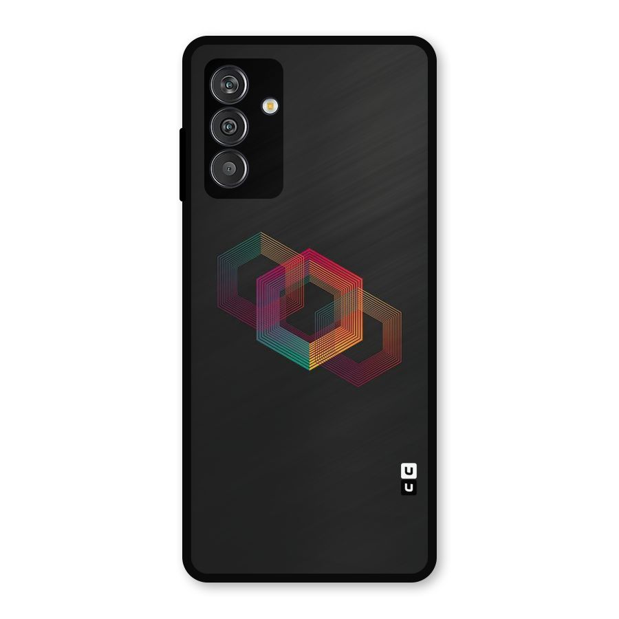 Tri-hexa Colours Metal Back Case for Galaxy M13